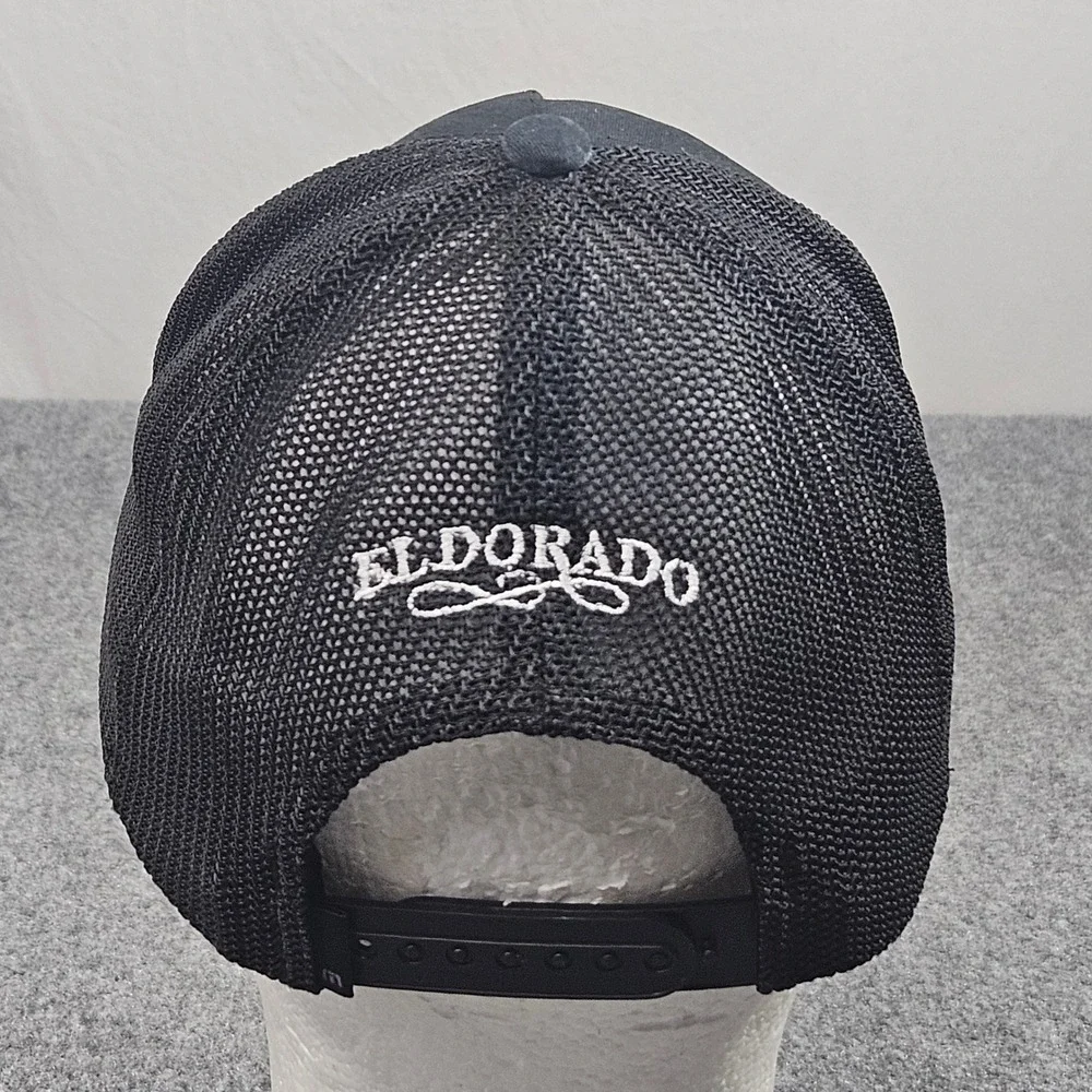 TravisMathew Hat Mens Cap Black‎ Striped Flexfit Eldorado Golf Flexfit Minimal